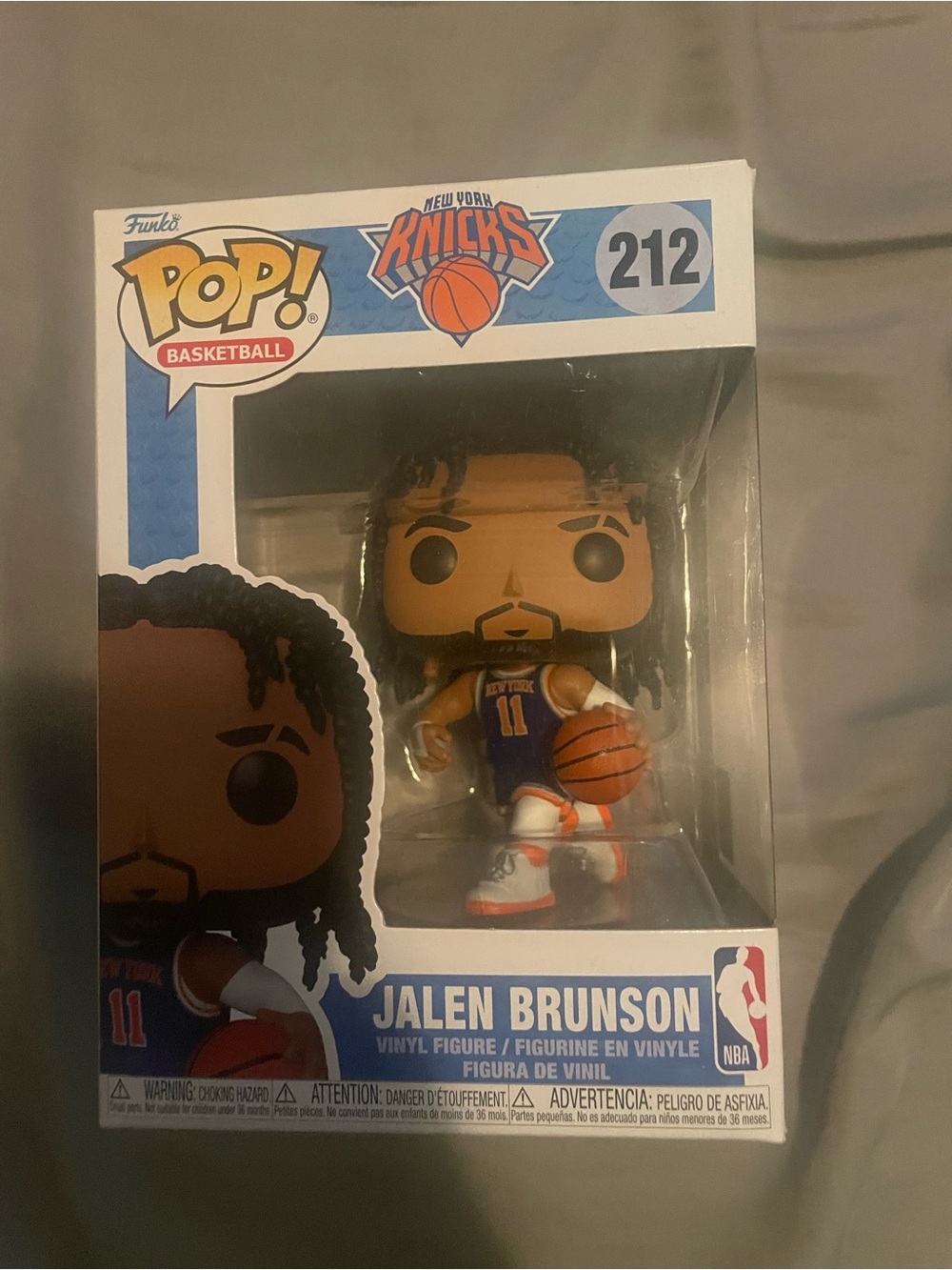 Funko Pop! Jalen Brunson Vinyl Figure - Blue, Orange, White